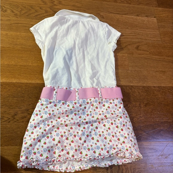 Vintage 2005 Strawberry Shortcake Girls Dress Sz 4/5 – Polo Top & Bow Skirt - Picture 8 of 8